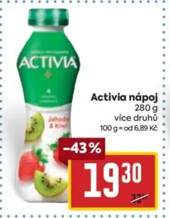 Billa Activia nápoj 280 g nabídka