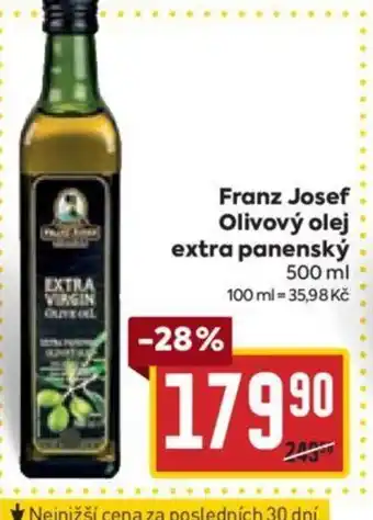 Billa Franz Josef Olivový olej extra panenský 500 ml nabídka