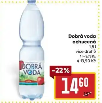 Billa Dobrá voda ochucená 1,5 l. nabídka