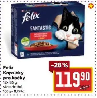 Billa Felix Kapsičky pro kočky 12x 85 g nabídka