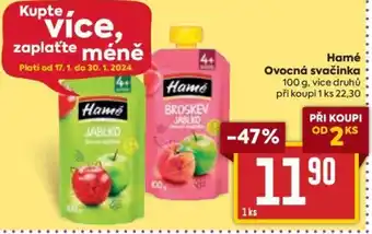 Billa Hamé Ovocná svačinka 100 g nabídka