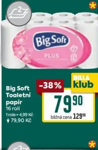 Billa Big Soft Toaletní papír nabídka