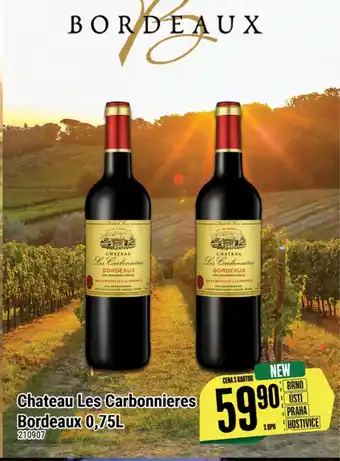 Tamda Foods Chateau Les Carbonnieres Bordeaux 0,75L nabídka