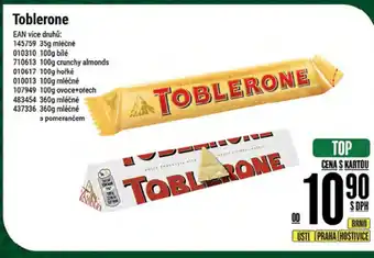 Tamda Foods Toblerone nabídka