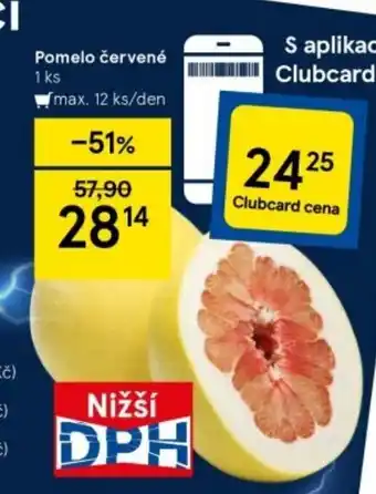 Tesco Pomelo červené nabídka