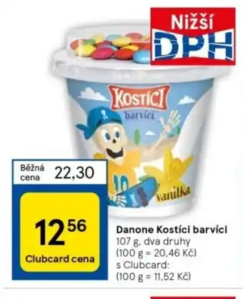 Tesco Danone Kostíci barvíci nabídka