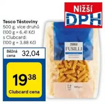 Tesco Tesco Těstoviny 500 g nabídka