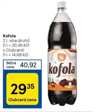 Tesco Kofola 2 l. nabídka