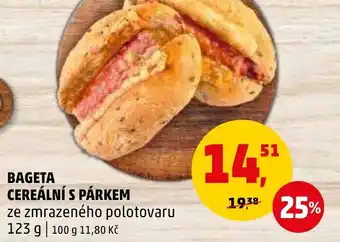 Penny Market BAGETA CEREÁLNÍ S PÁRKEM nabídka