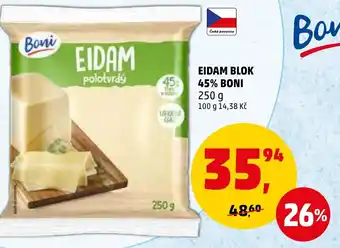 Penny Market EIDAM BLOK 45% BONI nabídka