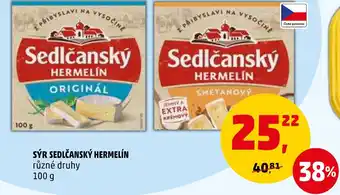 Penny Market SÝR SEDLČANSKÝ HERMELÍN nabídka