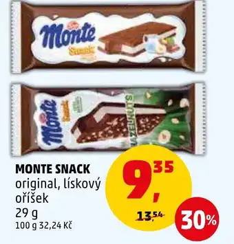 Penny Market MONTE SNACK nabídka