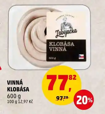 Penny Market VINNÁ KLOBÁSA nabídka