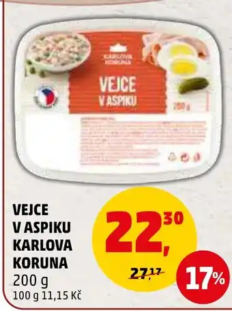 Penny Market VEJCE V ASPIKU KARLOVA KORUNA nabídka