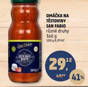 Penny Market OMÁČKA NA TĚSTOVINY SAN FABIO nabídka