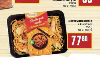 Billa Restované nudle s kuřetem nabídka