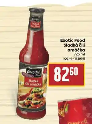 Billa Exotic food sladká chilli omáčka nabídka