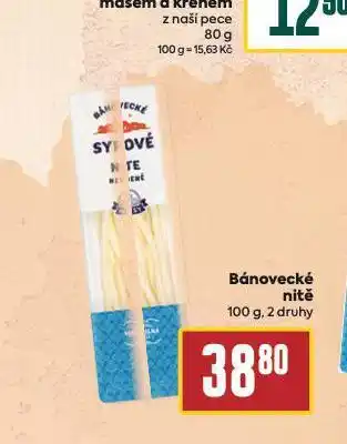 Billa Bánovecké sýrové nitě nabídka