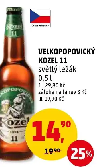 Penny Market VELKOPOPOVICKÝ KOZEL 11 0.5L nabídka