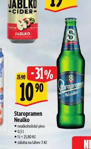 Albert Pivo staropramen nealko nabídka