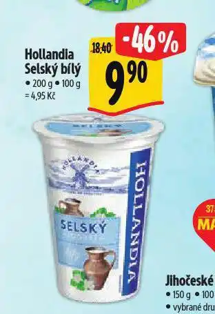 Albert Hollandia selský jogurt nabídka