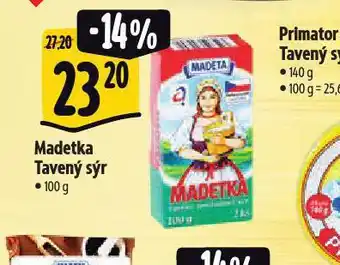 Albert Madetka tavený sýr nabídka