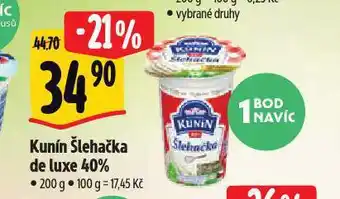 Albert Kunín šlehačka de luxe 40% nabídka
