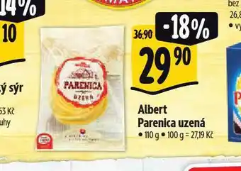 Albert Parenica uzená nabídka