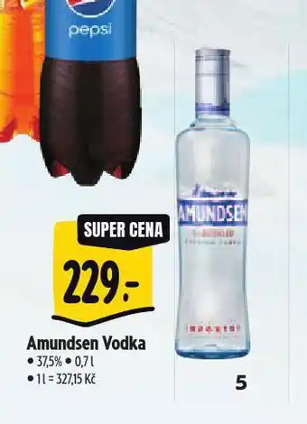 Albert Amundsen vodka nabídka