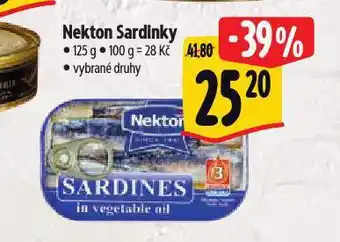 Albert Nekton sardinky nabídka