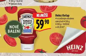 Albert Heinz kečup nabídka