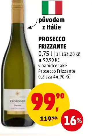 Penny Market PROSECCO FRIZZANTE 0.75L nabídka