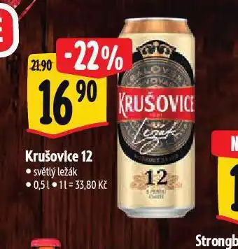 Albert Pivo krušovice 12 královský ležák nabídka
