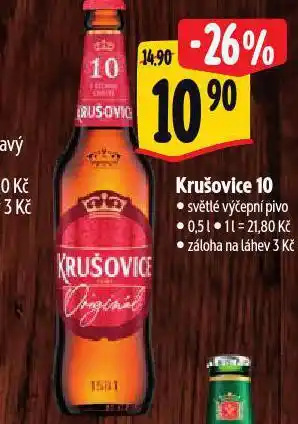 Albert Krušovice královský originál 10 nabídka