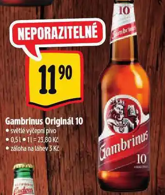 Albert Pivo gambrinus originál 10 nabídka