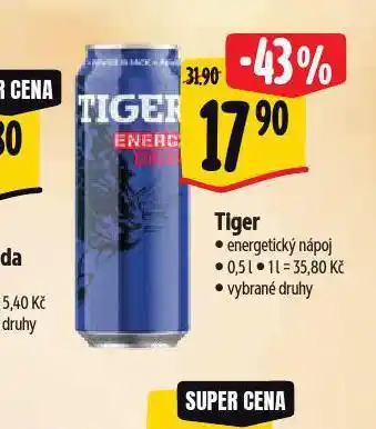 Albert Tiger energetický nápoj nabídka