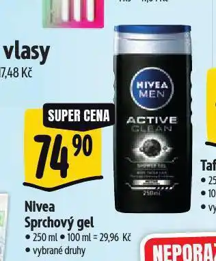 Albert Nivea sprchový gel nabídka
