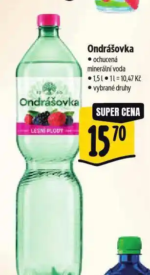 Albert Ondrášovka ochucená nabídka