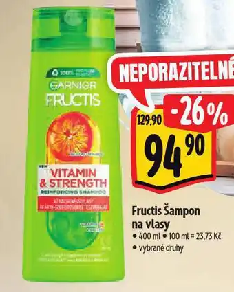 Albert Fructis šampon nabídka