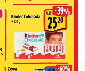 Albert Kinder čokoláda nabídka