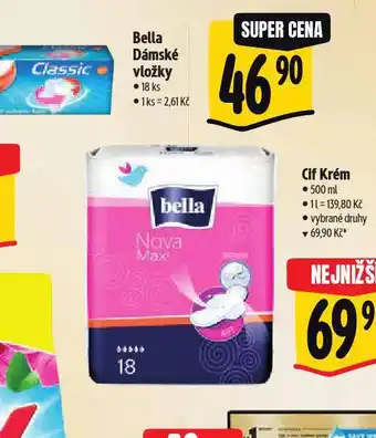 Albert Bella dámské vložky nabídka