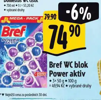 Albert Bref wc blok power aktiv nabídka