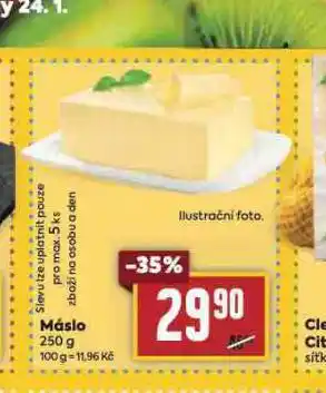 Billa Máslo nabídka