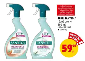 Penny Market SPREJ SANYTOL nabídka