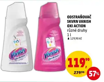 Penny Market ODSTRAŇOVAČ SKVRN VANISH OXI ACTION nabídka