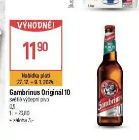 Pivo gambrinus