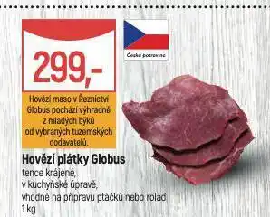 Globus Hovězí plátky nabídka