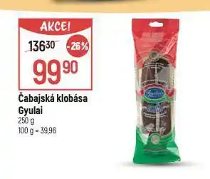 Globus Čabajská klobása gyulai nabídka