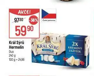 Globus Král sýrů hermelín nabídka
