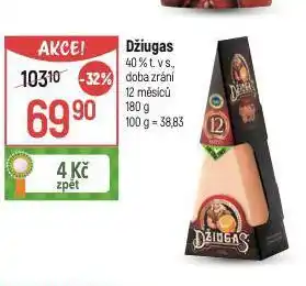 Globus Džiugas sýr nabídka